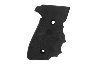 Hogue SIG P228 Rubber Grips feature finger grooves for a better fit with your hand